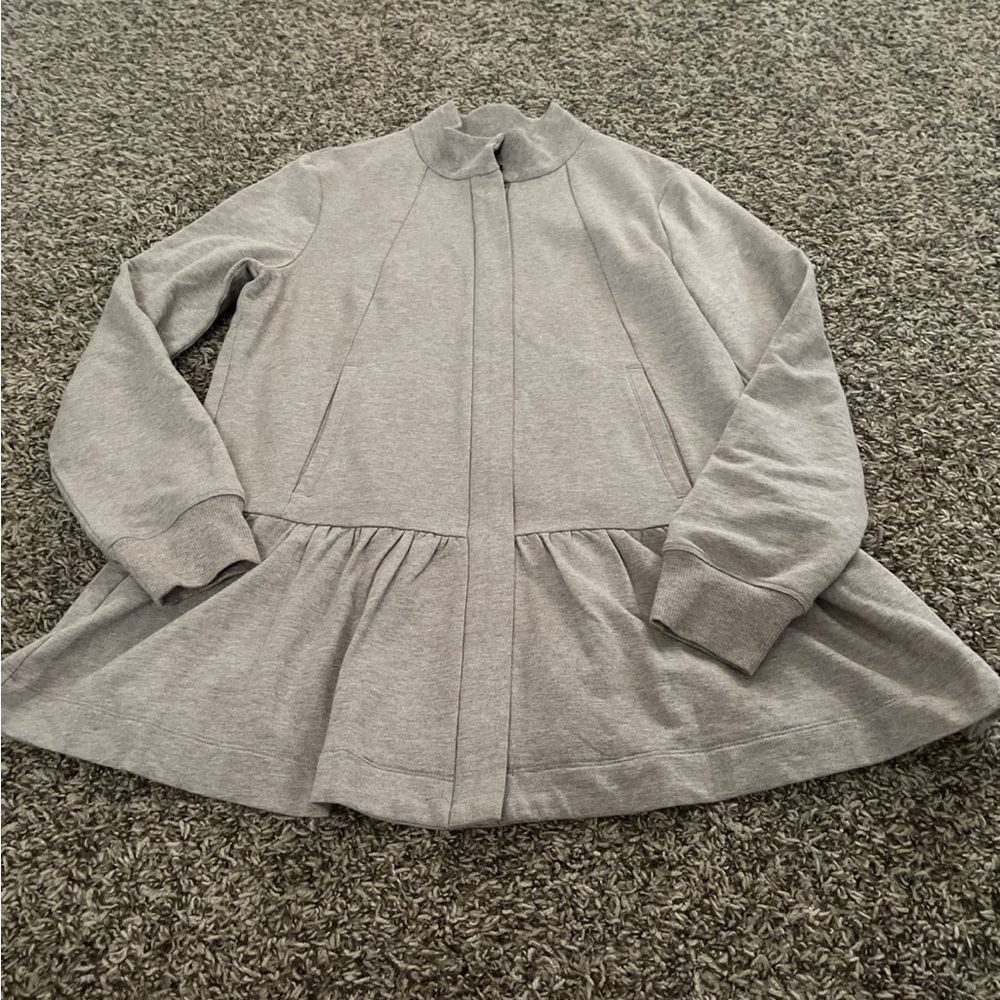 Cabi peplum style zippered jacket size small